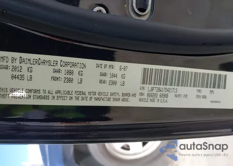 2007 Jeep Patriot Sport из США, поврежденный, VIN 1J8FT28W17D421713